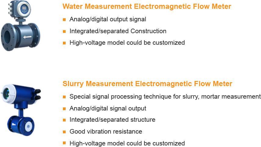 water measurement electromagnetic flowmeter