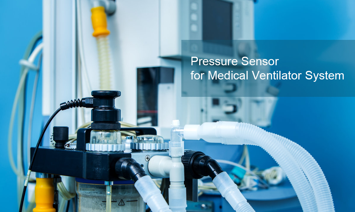Pressure Sensor and Transmitter for medical ventilator system